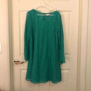 Lilly Pulitzer size XL green lace dress